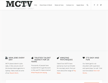 Tablet Screenshot of mctv.com.au